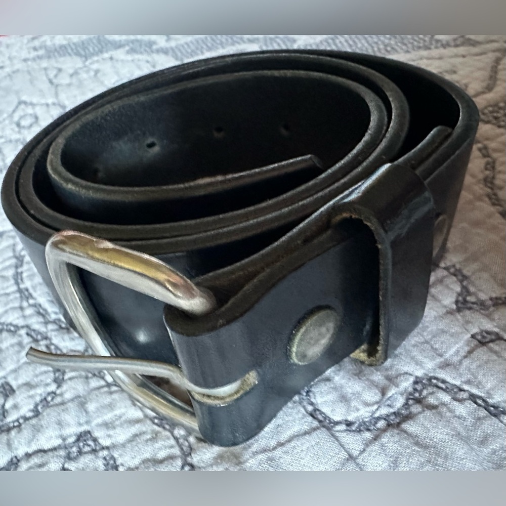 ‼️3 for $30 or purchase separately: Mil- Idee Men’s Vintage Black Leather Belt